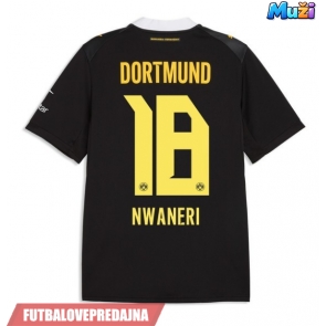 Lacne Muži Futbalové dres Borussia Dortmund Ethan Nwaneri #18 2026-27 Krátky Rukáv - Preč